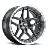 ESR CS15 GLOSS GRAPHITE MACHINE LIP 19x9.5 +15 5x114.3 72.6