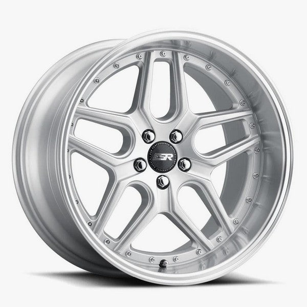 ESR CS15 HYPER SILVER/MACHINE LIP 18x10.5 +15 5x114.3 72.6