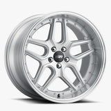 ESR CS15 HYPER SILVER/MACHINE LIP 19x8.5 +30 5X112 66.6