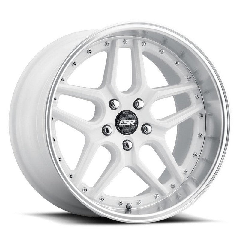 ESR CS15 GLOSS WHITE/MACHINE LIP 19x10.5 +22 5x114.3 72.6