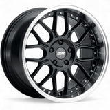 ESR CS18 Gloss Black-Machined Lip 18x9.5 +35 5X112 72.6