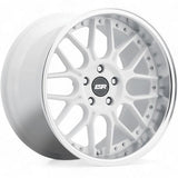 ESR CS18 Gloss White-Machined Lip 18x8.5 +40 5X112 72.6