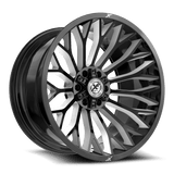 XF OFFROAD XF-237 Gloss Black Milled 24x14 -76 5x127/5x139.7 78.1