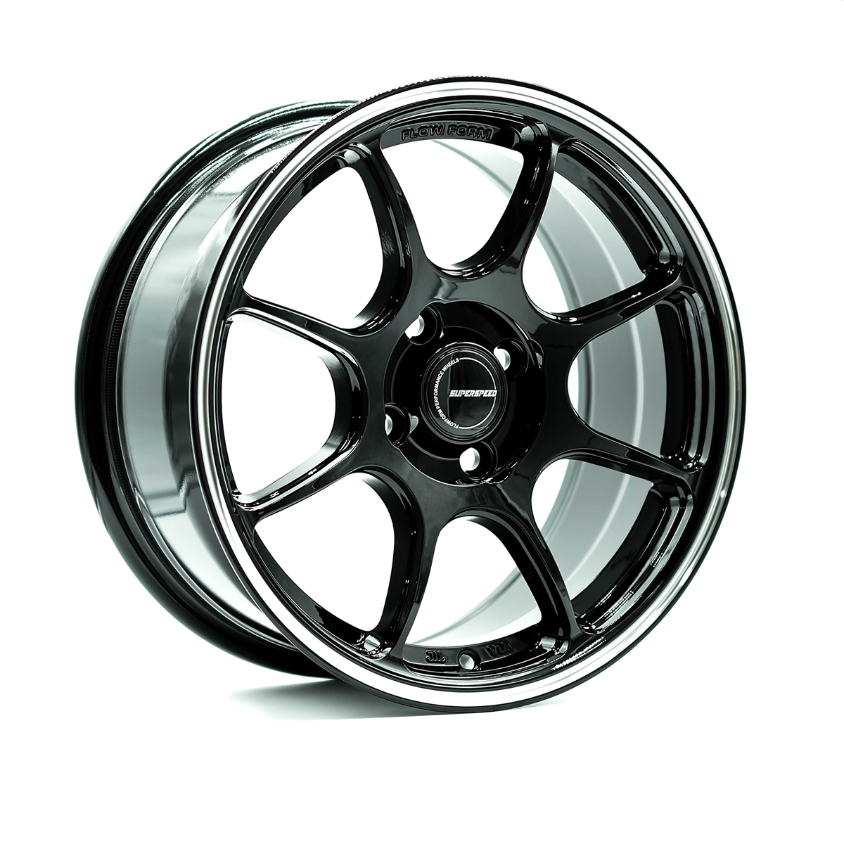 SUPERSPEED RF03RR Black Machining 15x7 +36 4x100 73.1