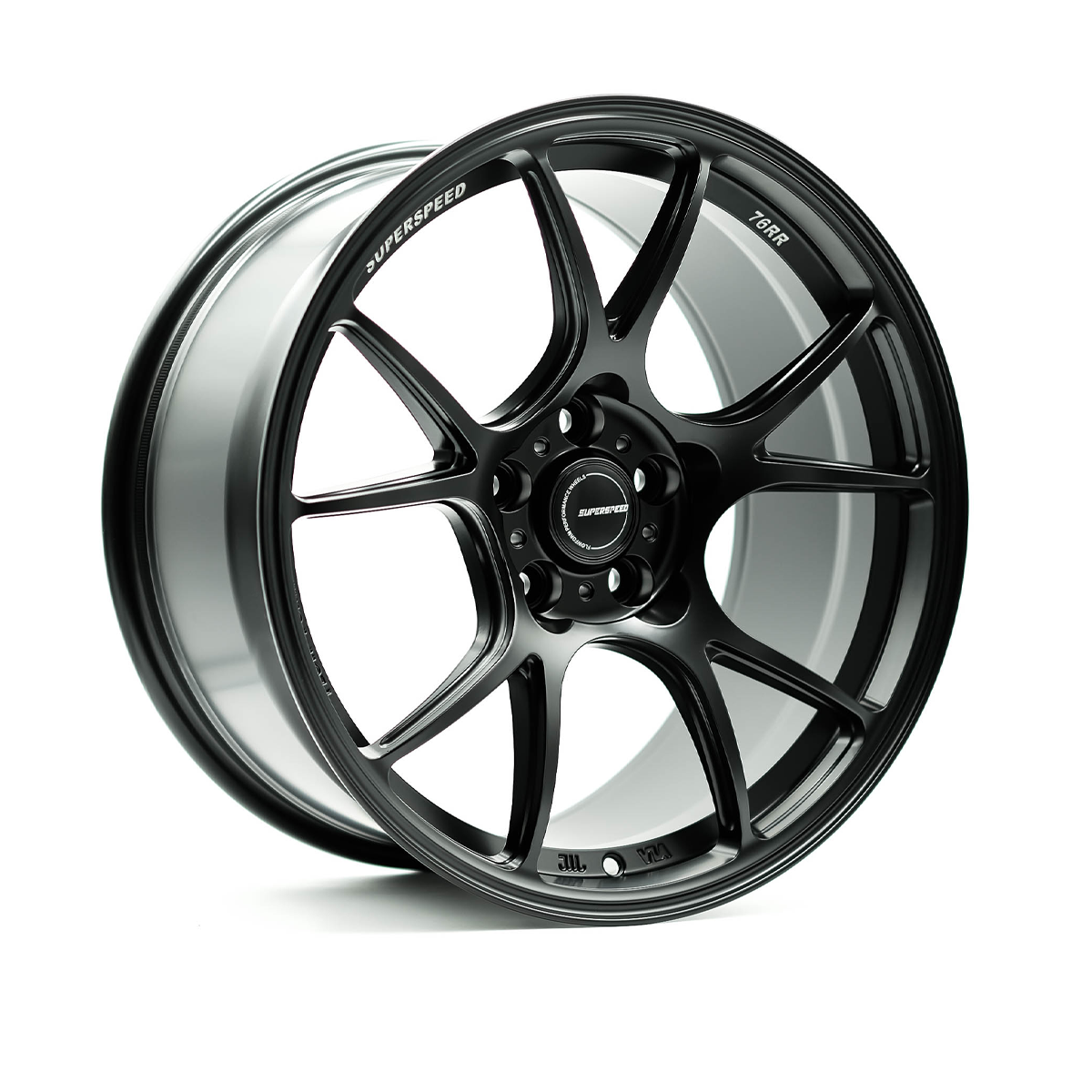 SUPERSPEED 76RR Matt Black 18x9 +30 5x120 72.6