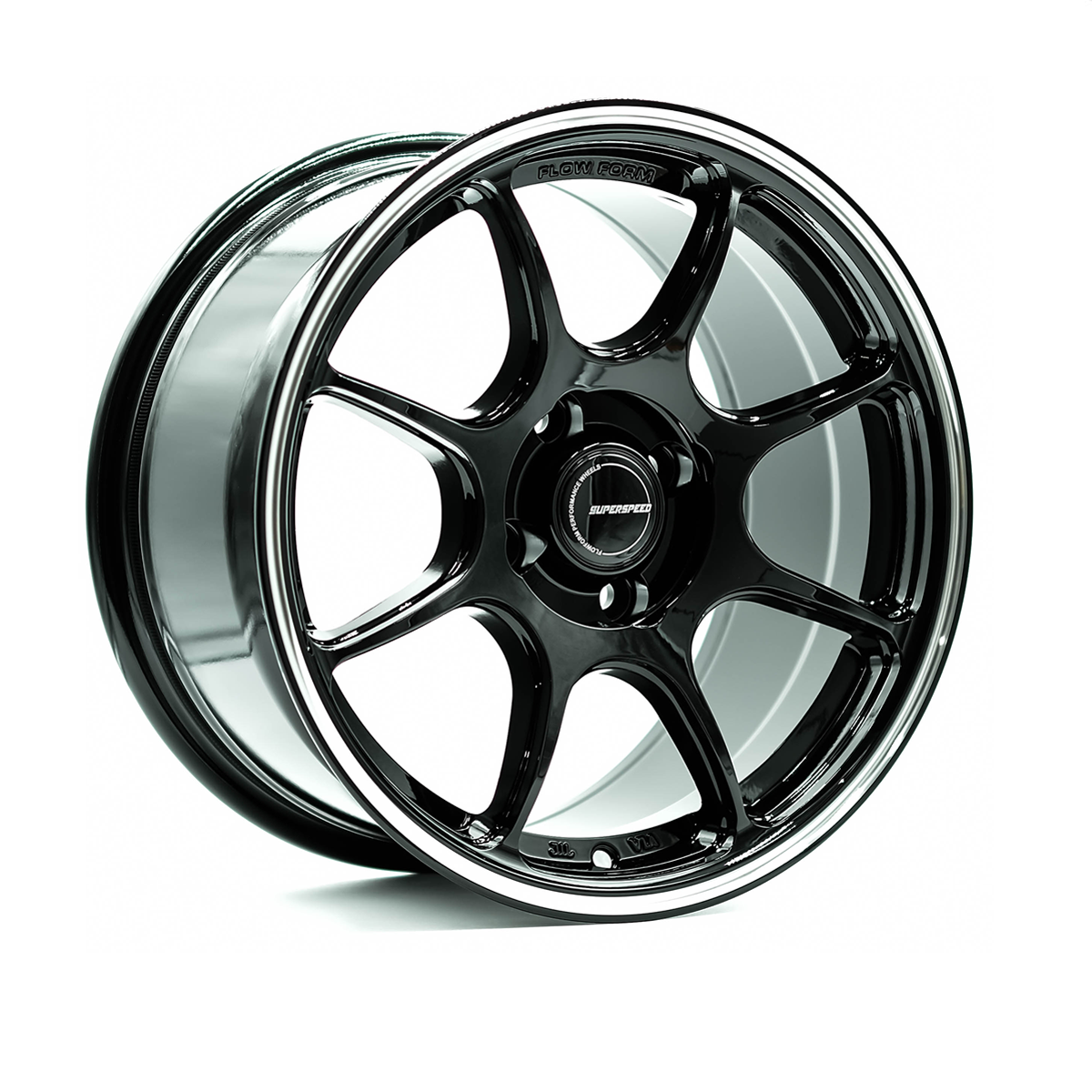 SUPERSPEED RF03RR Black Machining 15x8 +36 4x100 73.1