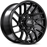 GT OFFROAD AGGRESSION Gloss Black 22x12 -44 6x135 87.1