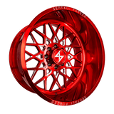 SENTALI FORGED SF-5 Red Milled 24x14 -76 5x139.7 77.8