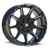 TWISTED OFF-ROAD TW2 Gloss Black Milled 20x10 -18 5x127/5x139.7 0