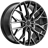 SENTALI STREET SS2 Gloss Black Machined Face 18x8.5 +35 5x114.3 73.1