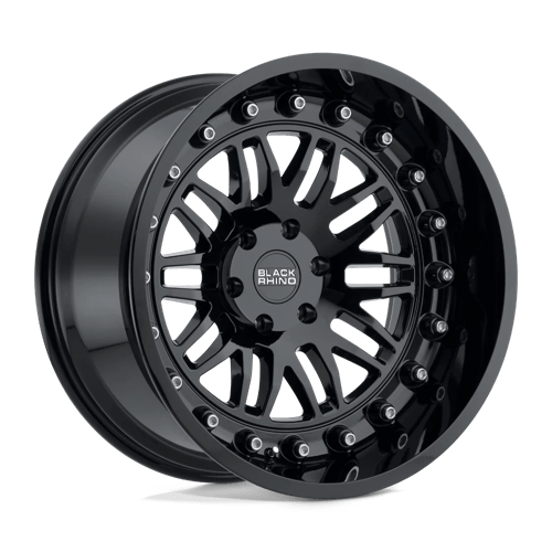 Black Rhino Hard Alloys FURY Gloss Black 20x11.5 -44 6X139.7 112