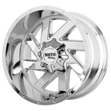 Moto Metal MO988 MELEE Chrome 22x10 -18 8X165.1 125.5