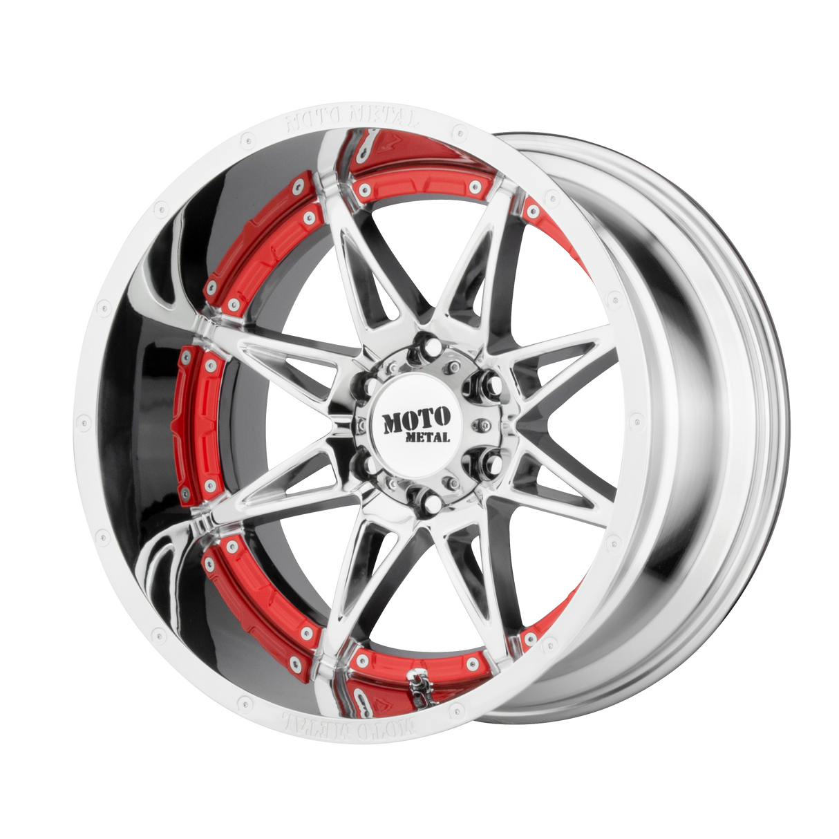 Moto Metal MO993 HYDRA Chrome 17x9 -12 6X139.7 106.25