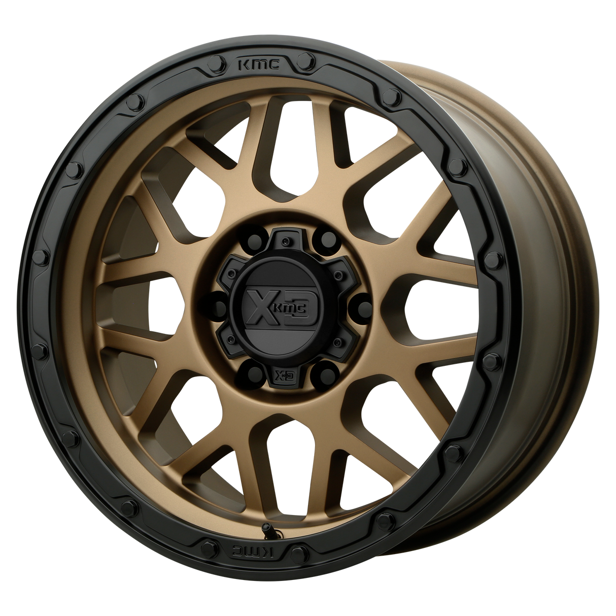 XD XD135 GRENADE OR Matte Bronze W/ Matte Black Lip 17x8.5 +0 5X127 78.3