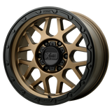 XD XD135 GRENADE OR Matte Bronze W/ Matte Black Lip 17x8.5 +0 5X127 78.3