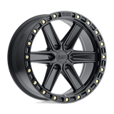 Black Rhino Hard Alloys HENDERSON Matte Black W/ Brass Bolts 20x9.5 +18 6X139.7 112.1