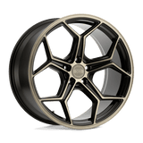 XO HELSINKI Dark Bronze W/ Brushed Bronze Face 20x10.5 +20 5X114.3 76.1