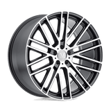 Mandrus MASCHE Gloss Gunmetal W/ Mirror Cut Face 19x9.5 +50 5X112 66.56