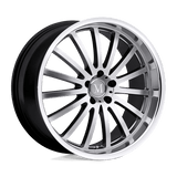 Mandrus MILLENIUM Hyper Silver W/ Mirror Cut Lip 19x9.5 +25 5X112 66.56