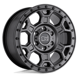 Black Rhino Hard Alloys MIDHILL Matte Gunmetal W/ Black Bolts 16x8 +45 5X160 65.1