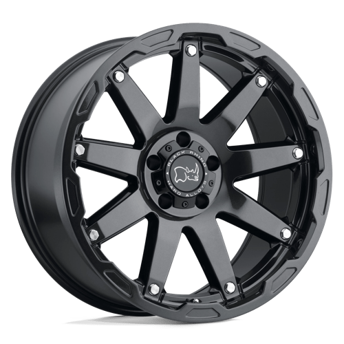Black Rhino Hard Alloys OCEANO Gloss Gun Black W/ Stainless Bolts 20x9.5 +12 6X139.7 112.1
