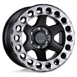 Black Rhino Hard Alloys ODESSA Matte Black W/ Machined Tint Lip & Milled Rings 18x9.5 -18 6X139.7 112.1