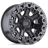 Black Rhino Hard Alloys OZARK Gloss Gunmetal 17x9.5 +12 6X120 67.1