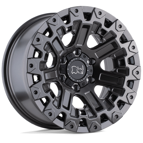 Black Rhino Hard Alloys OZARK Gloss Gunmetal 17x9.5 +12 6X135 87.1