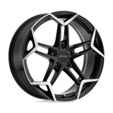 Petrol P1A Gloss Black W/ Machined Cut Face 18x8 +40 5X110 72.1
