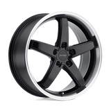 Petrol P1B Gloss Black W/ Machined Cut Lip 18x8 +32 5X112 72.1