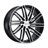 Petrol P1C Gloss Black W/ Machined Face 18x8 +35 5X120 76.1
