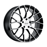 Petrol P2B Gloss Black W/ Machined Face 20x8.5 +40 5X108 72.1