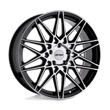 Petrol P3C Gloss Black W/ Machined Face 18x8 +40 5X114.3 76.1