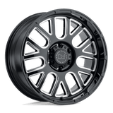 Black Rhino Hard Alloys PISMO Gloss Black W/ Milled Spokes 18x9.5 -18 6X139.7 112.1