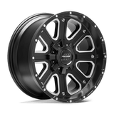 Pro Comp Alloys PA72 AXIS Satin Black Milled 17x9 -6 5X127/5X139.7 78.1