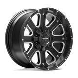 Pro Comp Alloys PA72 AXIS Satin Black Milled 17x9 -6 6X135/6X139.7 108