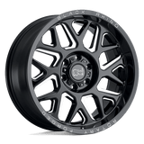Black Rhino Hard Alloys REAPER Gloss Black & Milled 22x11.5 -44 8X165.1 122.1