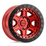 Black Rhino Hard Alloys RENO Candy Red W/ Black Ring & Bolts 18x9.5 +12 6X135 87.1