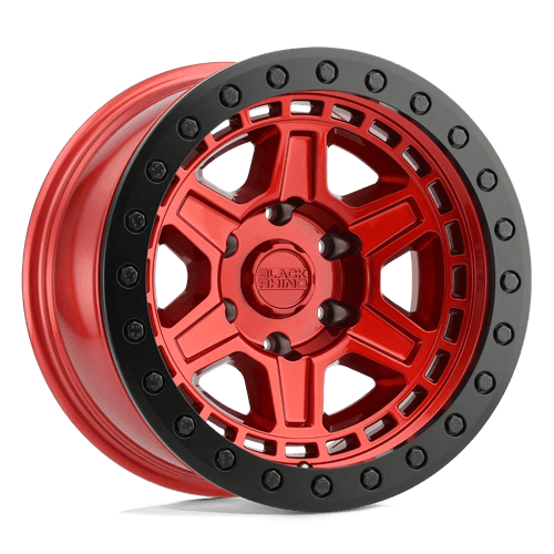 Black Rhino Hard Alloys RENO Candy Red W/ Black Ring & Bolts 20x9.5 +12 6X135 87.1