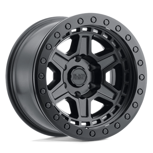 Black Rhino Hard Alloys RENO Matte Black W/ Brass Bolts 17x9 +0 6X135 87.1