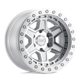 Black Rhino Hard Alloys RENO Silver W/ Mirror Face & Silver Bolts 17x8.5 -38 5X127 71.6
