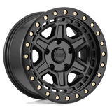 Black Rhino Hard Alloys RENO Matte Black W/ Brass Bolts 17x8.5 -30 6X139.7 112.1