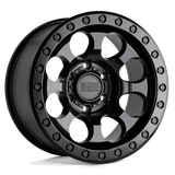 Black Rhino Hard Alloys RIOT Matte Black 17x8.5 +0 5X139.7 108.1
