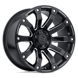 Black Rhino Hard Alloys SELKIRK Gloss Black Milled 20x10 -23 5X127 78.1