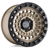 Black Rhino Hard Alloys SENTINEL Desert Sand W/ Black Ring 20x9.5 +12 8X180 124.2