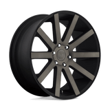 DUB S121 SHOT CALLA Matte Black Double Dark Tint 30x10 +30 6X139.7 78.1