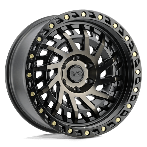 Black Rhino Hard Alloys SHREDDER Matte Black W/ Machined Dark Tint 20x9.5 +12 6X139.7 112.1