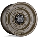 Black Rhino Hard Alloys SOLID Gloss Alligator Green 17x9.5 -12 6X139.7 112.1