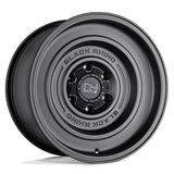 Black Rhino Hard Alloys SOLID Matte Gun Black 17x9.5 -12 6X139.7 112.1