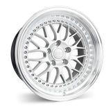 ESR SR01 HYPER SILVER/MACHINE LIP 18x8.5 +30 5X112 66.6